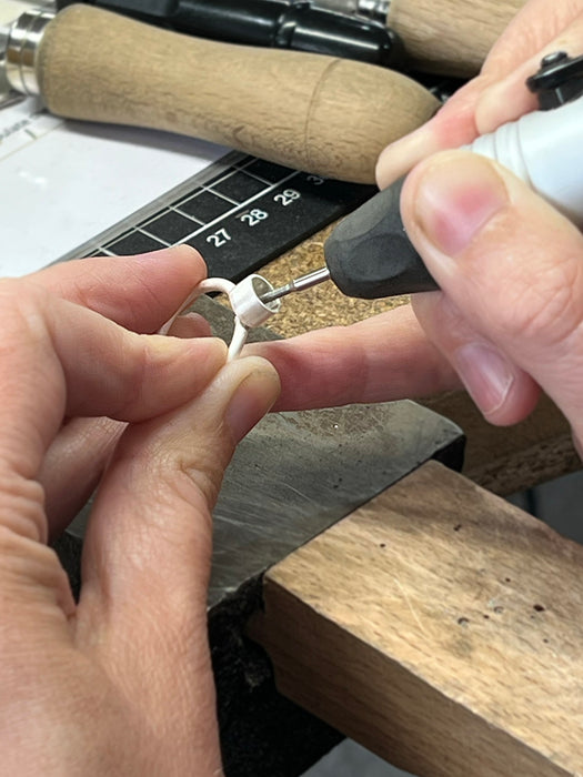 Silver Ring with Bezel Set Gemstone Workshop