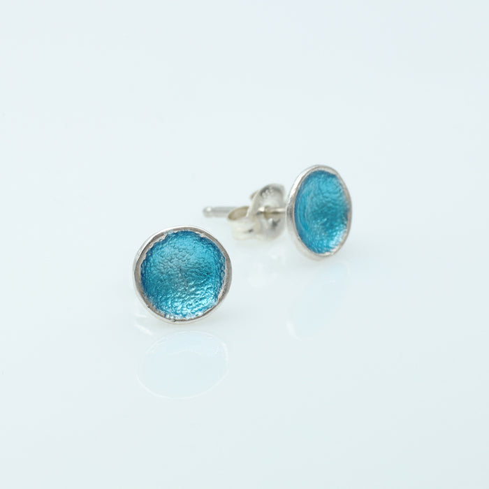 Blue Lagoon stud earrings No.1
